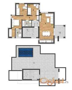 Penthouse, novogradnja, odmah useljivo - *povrat PDV-a*